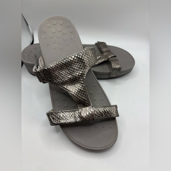 Vionic Ellie Metallic Snake Orthotic Sandals Women’s 12W Adjustable Comfort - Picture 5 of 7